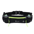 Riñonera deportiva para hombre/mujer, riñonera para correr, maratón, botella de agua para teléfono, riñonera deportiva, cinturón para correr con dos bolsillos