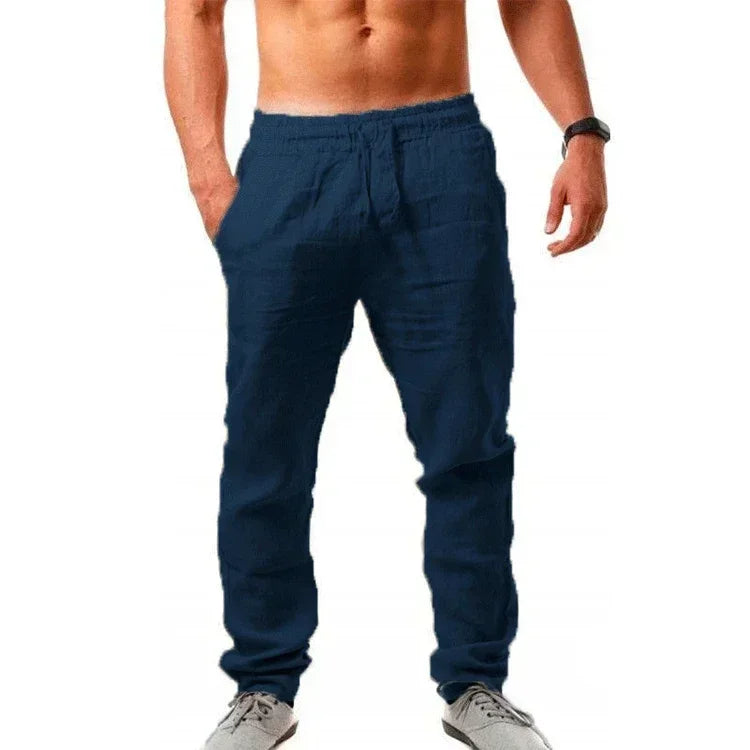 Pantalón Holgado Lino & Algodón – Deportivo Urbano