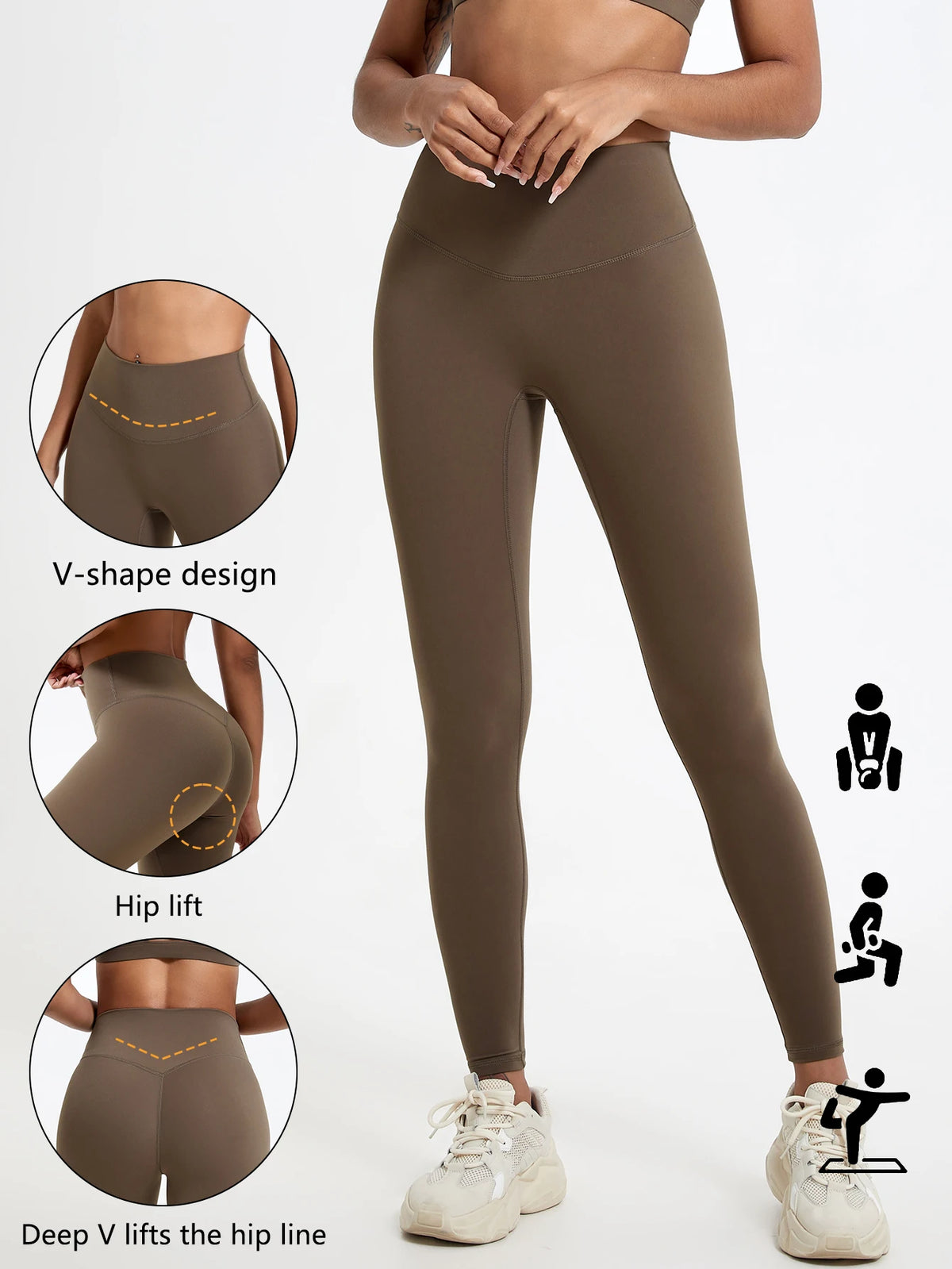 Leggings Deportivos Hearuisavy de Verano, Súper Suaves, de Cintura Alta, para Gimnasio, Yoga, Correr, Entrenamiento, con Efecto Push-Up, para Mujer