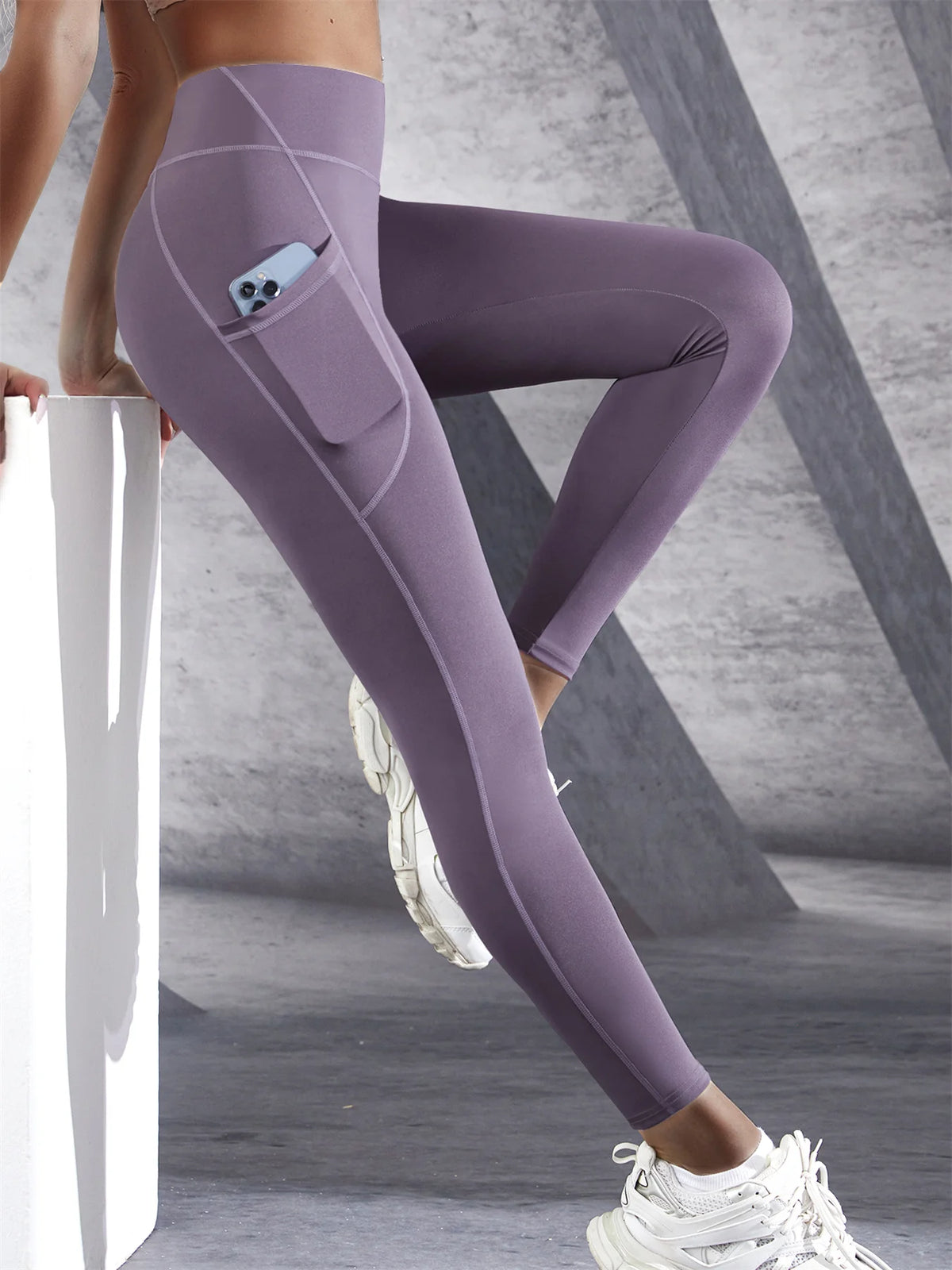 Leggings Deportivos de Cintura Alta | Bolsillos para Yoga y Fitness