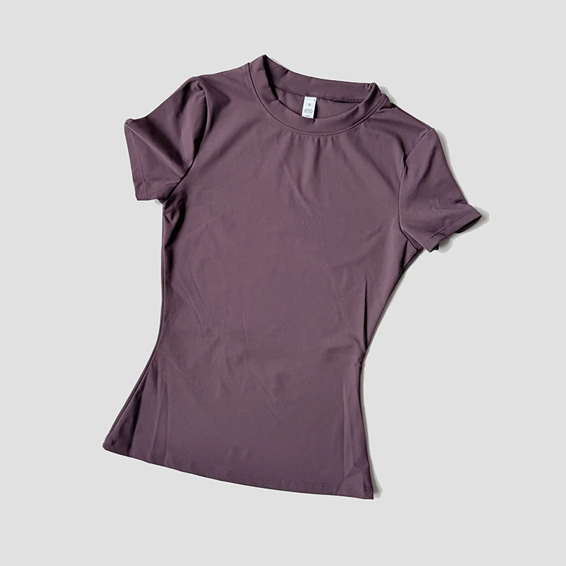 Camiseta Yoga Seamless Mujer – Manga Corta