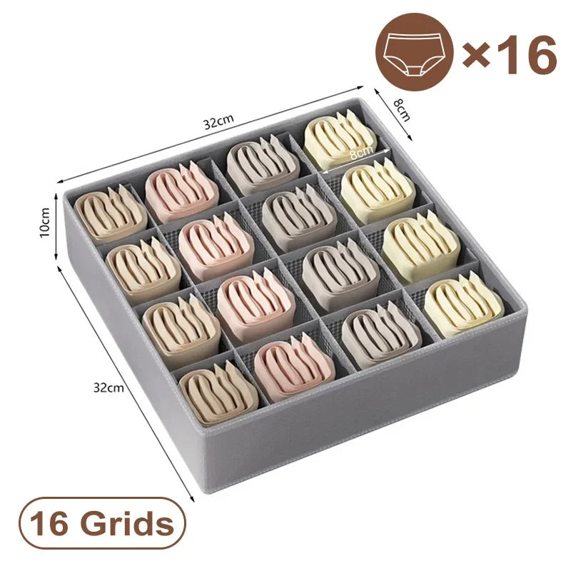Organizador de ropa interior para sujetador deportivo, caja de almacenamiento para bragas y calcetines, organizador de ropa, armario, cajones, caja separadora