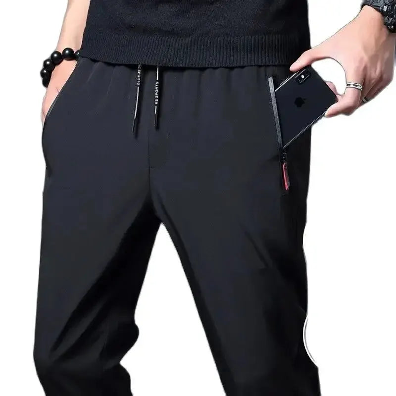 Pantalón Casual Ajustado – Cintura Elástica Hombre