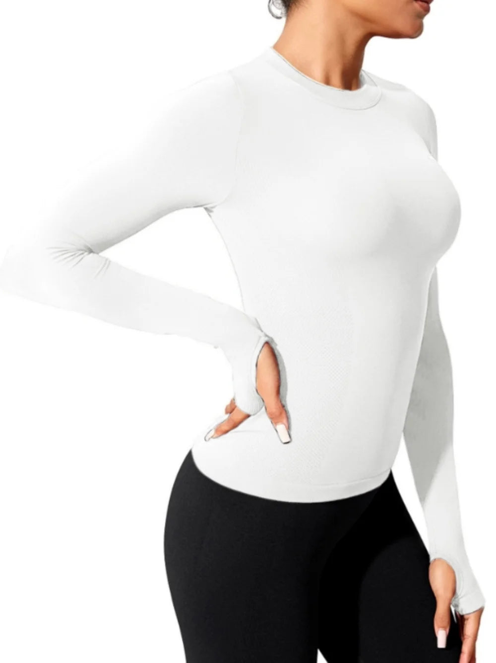 Camiseta de Yoga de Manga Larga para Mujer | Running y Fitness