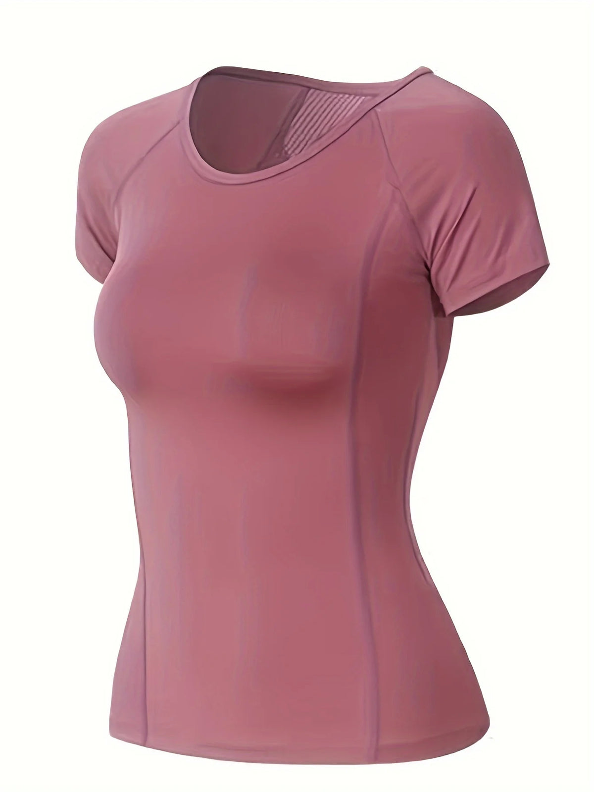 Camiseta deportiva para mujer, transpirable, sexy, belleza, espalda, ropa deportiva, secado rápido, entrenamiento para correr, top de yoga de manga corta