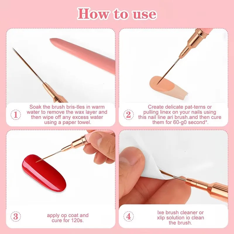 Pinceles para Nail Art – Set de 5