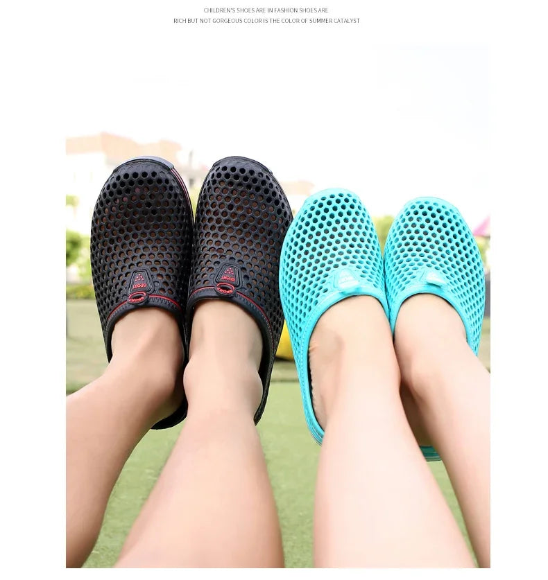 Sandalias cómodas para piscina para hombre, Zapatos de playa al aire libre de verano, zuecos de jardín sin cordones, zapatillas informales para ducha de agua, Zapatos Unisex