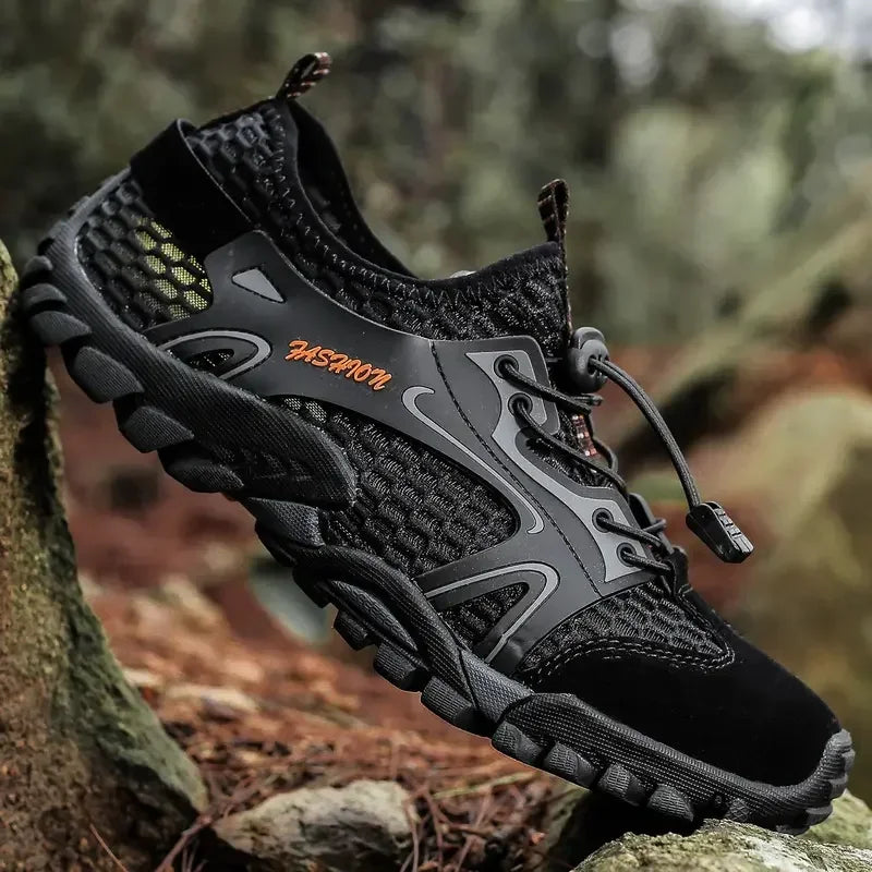 Zapatos resistentes al desgaste para Hombre, zapatillas de senderismo, Jogging, Trekking, rápido, al aire libre, Invierno, antideslizantes