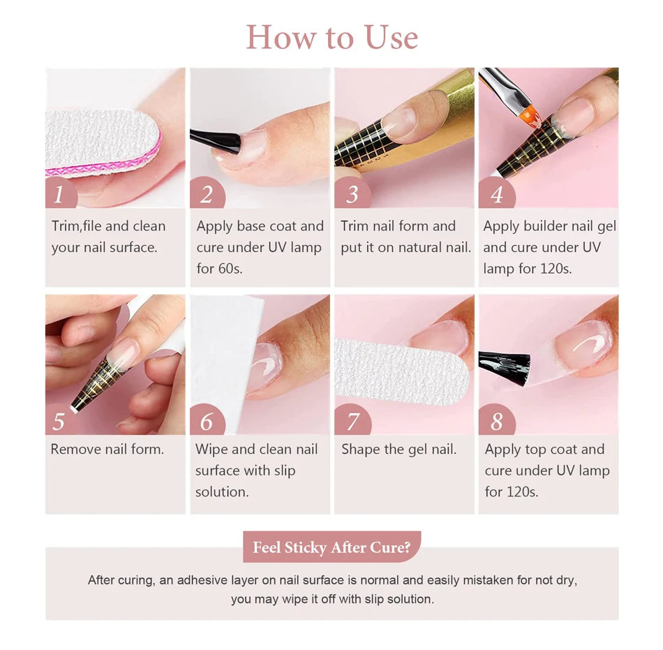 Gel duro de 30ML para extensión de uñas, Gel constructor blanco lechoso, refuerzo autonivelante, Gel para uñas, manicura de camuflaje