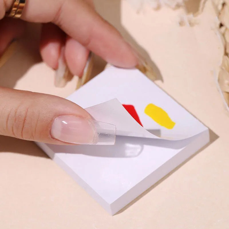 50 Uds. Paleta de esmalte de uñas de Gel, papel desechable para decoración de uñas, pegatina de esmalte de Gel, mezcla de papel de dibujo, herramientas de manicura de exhibición DIY