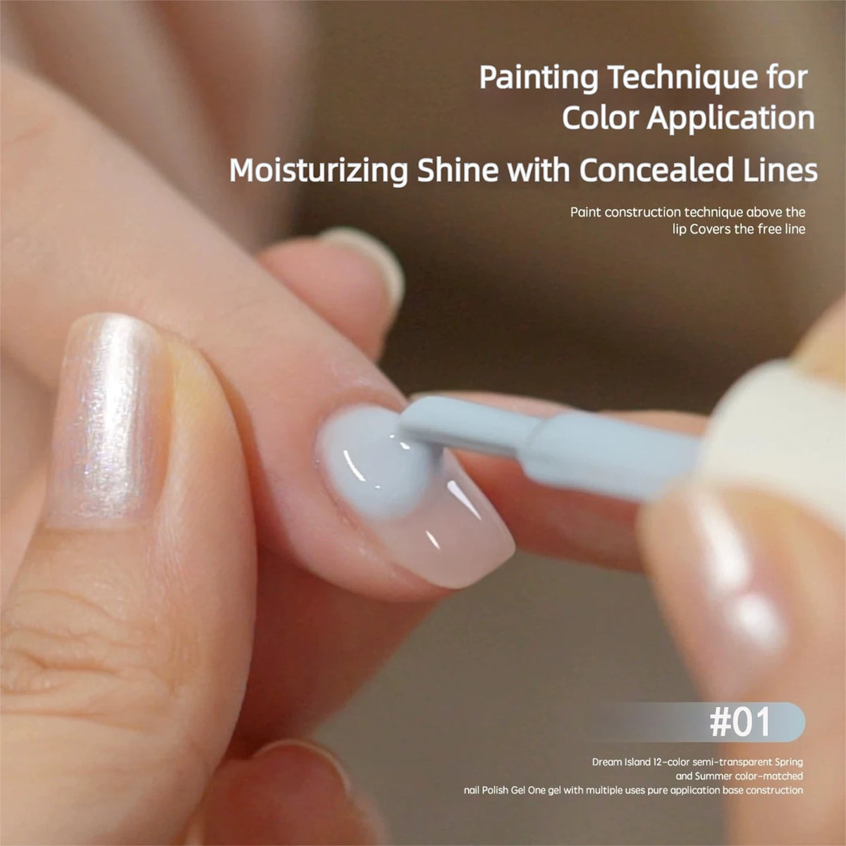 MAINEL 1-12 Uds. Esmalte de Uñas en Gel UV Brillante Nude de Moda, Cosméticos para Uñas, Puntas de Gel para Uñas, Barniz de Uñas