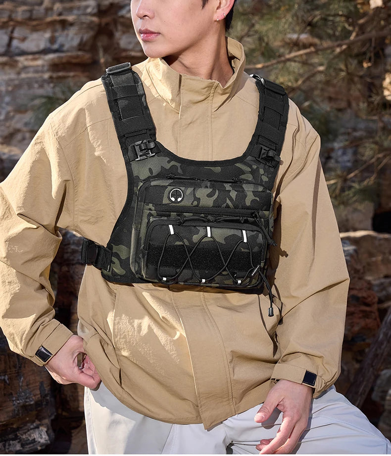 Chaleco de Hidratación para Correr, Ciclismo, Senderismo, Carreras de Bicicleta, Maratón, Bolsa Deportiva Táctica para Hombres y Mujeres, Mochila de Camping