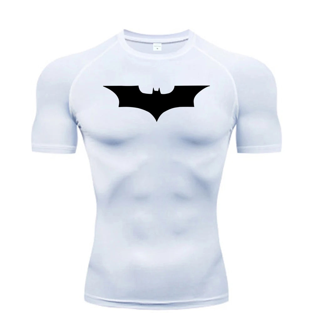 Camiseta de Compresión Hombre – Estampado Running & Fitness