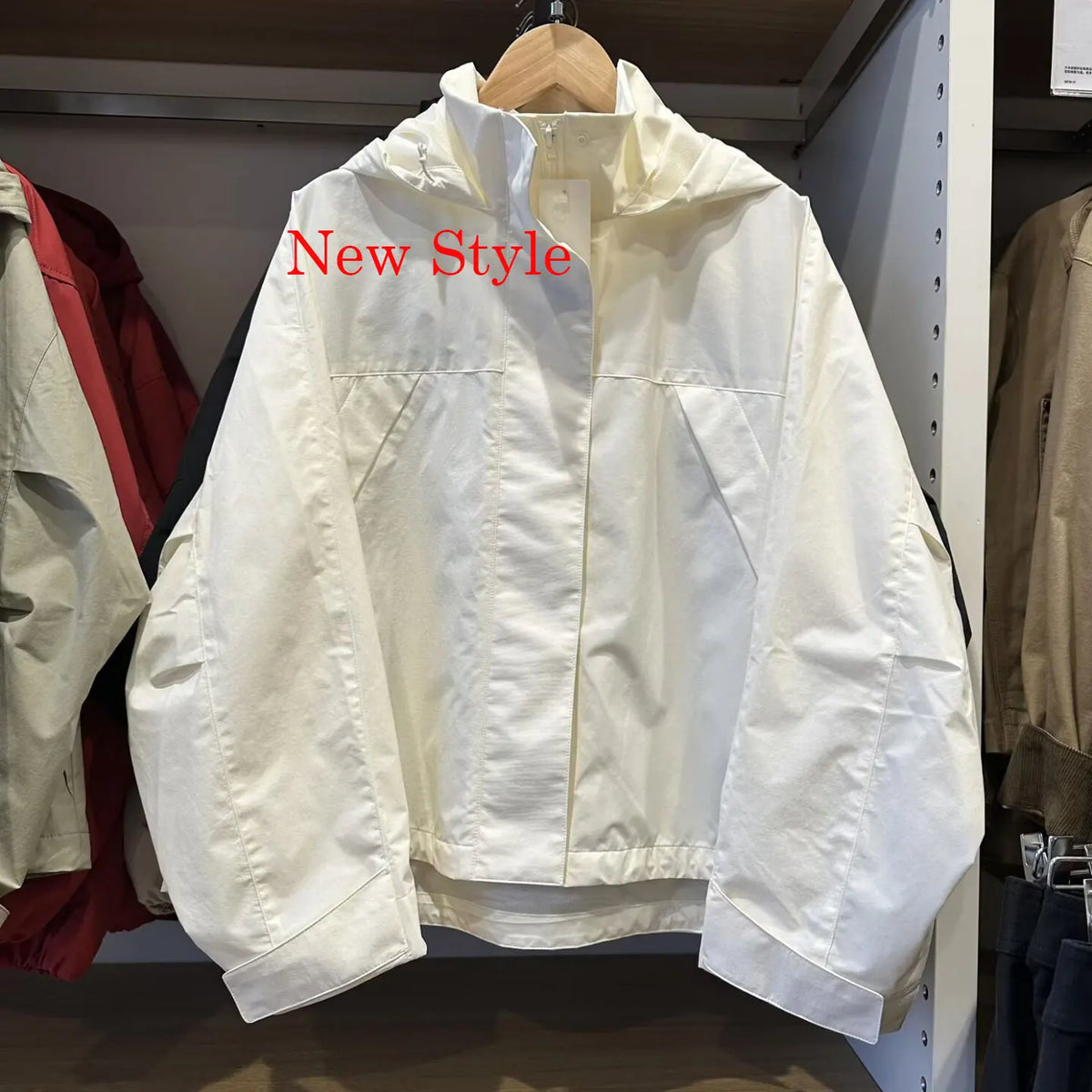 Chaqueta Cortavientos de Primavera y Otoño para Mujer, Chaqueta con Capucha de Alta Calidad, Chaqueta con Cuello Alto, Abrigo Urbano para Mujer