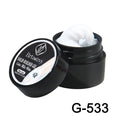 Gel de Escultura 3D Blanco Perla de 5ml para Uñas, Gel de Extensión Antiadherente, Gel para Modelar y Tallar Flores, Decoración de Uñas DIY