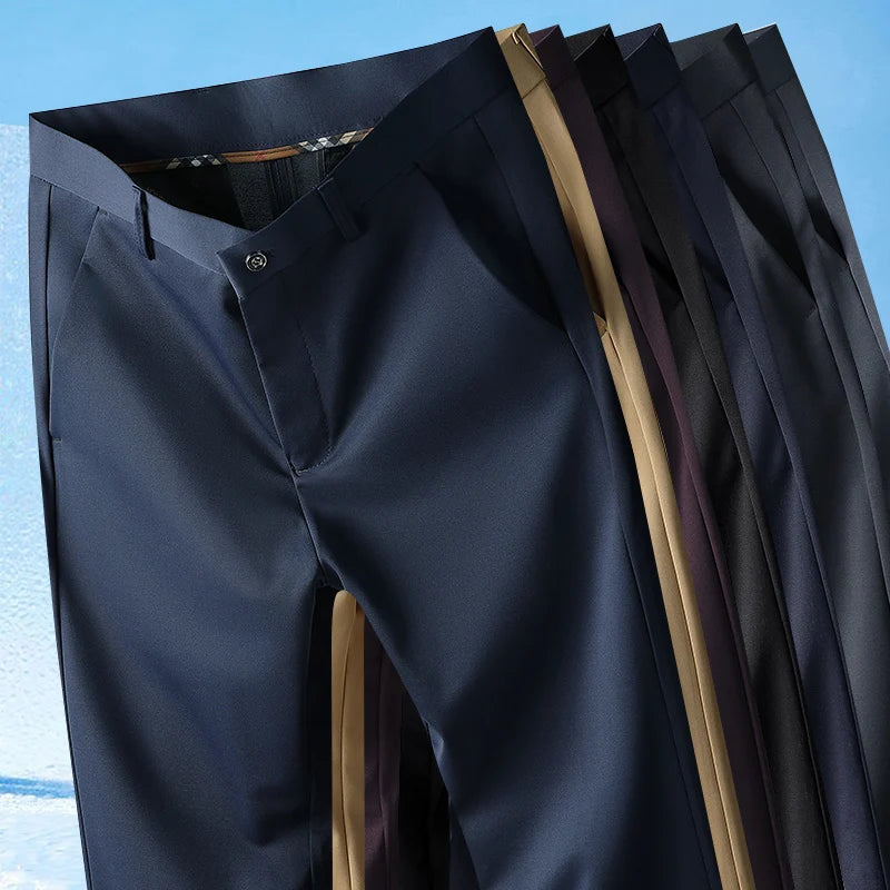 Pantalón Casual de Verano para Hombre | Ligero, Elástico y Recto