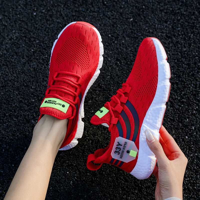 Zapatos deportivos informales para hombre, zapatillas ligeras transpirables, zapatillas de correr negras de malla para exteriores, zapatillas deportivas para correr Tenis para caminar