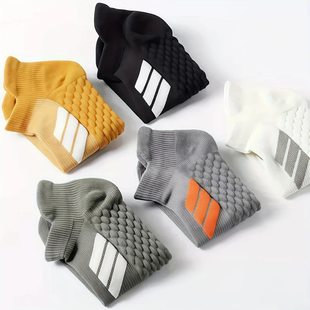 Calcetines Deportivos para Hombre y Mujer, Talla Grande, Diseño a Rayas, Primavera Verano, Calcetines Finos para Correr, Transpirables, Calcetines para Fitness y Senderismo