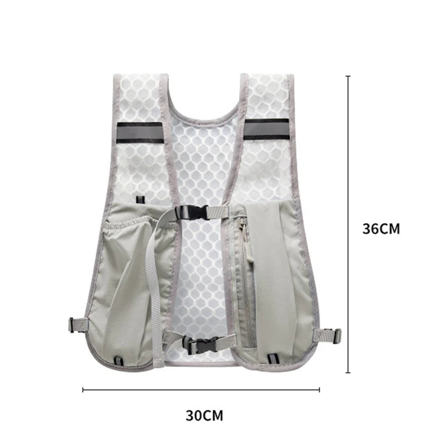 Chaleco de Running con Almacenamiento – Ligero y Reflectante