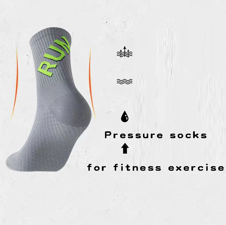 1 par de calcetines de running para hombre y mujer, de tubo corto, con suela de toalla, deportivos, de corte bajo, para maratón, fitness, baloncesto, calcetines de compresión.