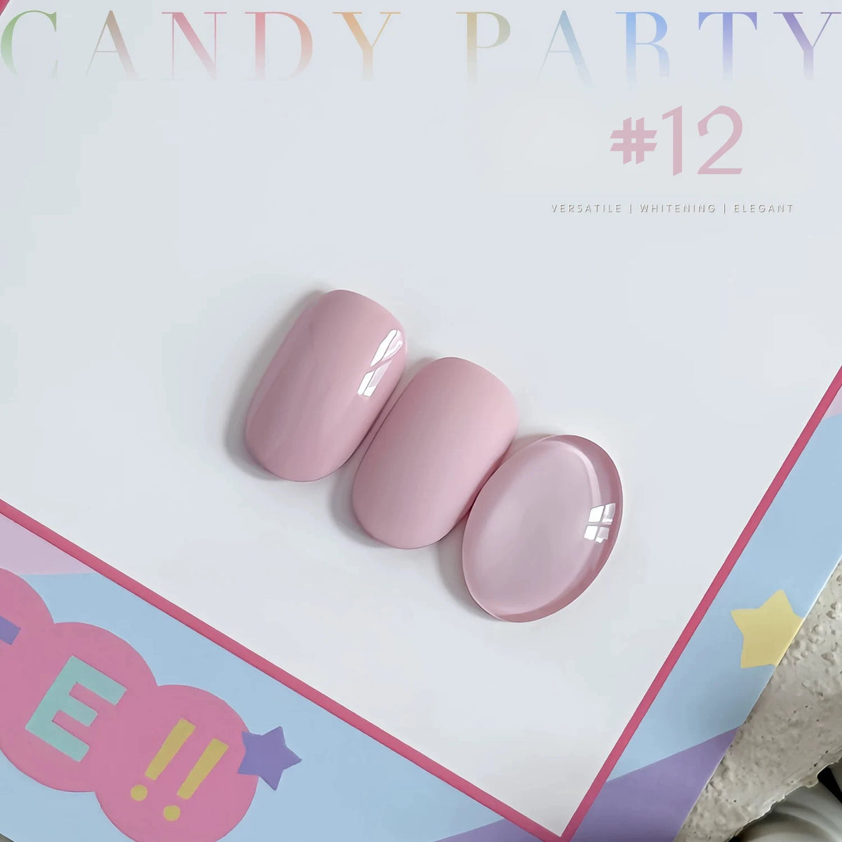 MAINEL 1-12 Uds. Esmalte de Uñas en Gel UV Brillante Nude de Moda, Cosméticos para Uñas, Puntas de Gel para Uñas, Barniz de Uñas