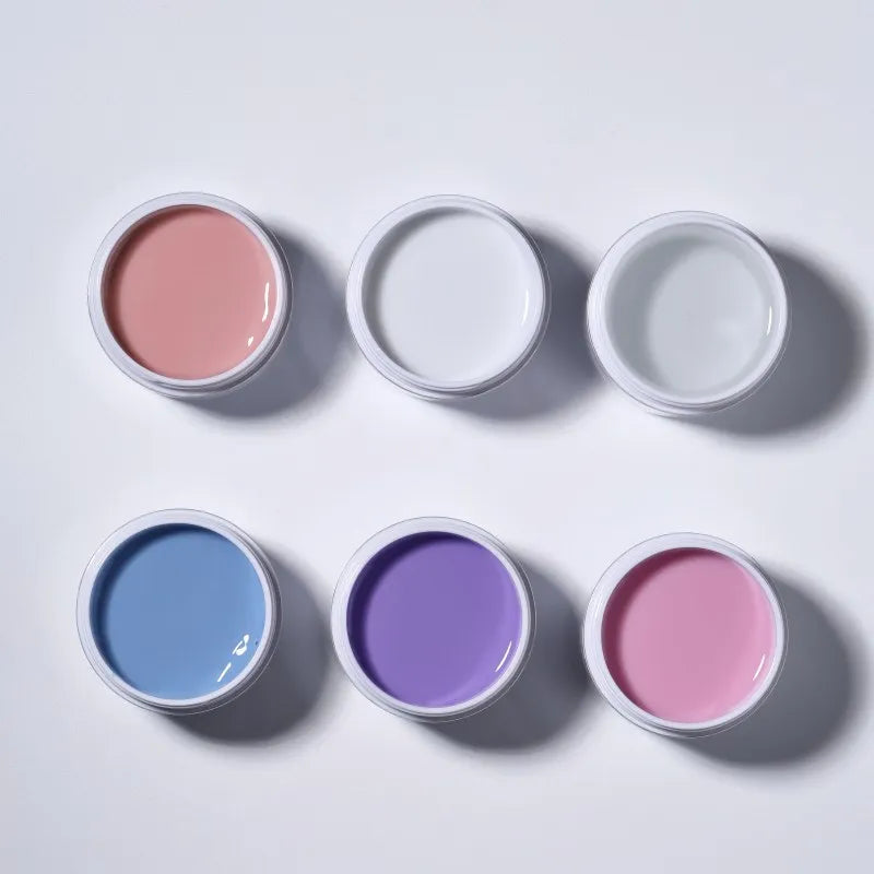 MSHARE-Gel acrílico líquido, Gel de uñas sin TPO para extensión de uñas, auto nivel, remojo, tarro de Gel UV LED