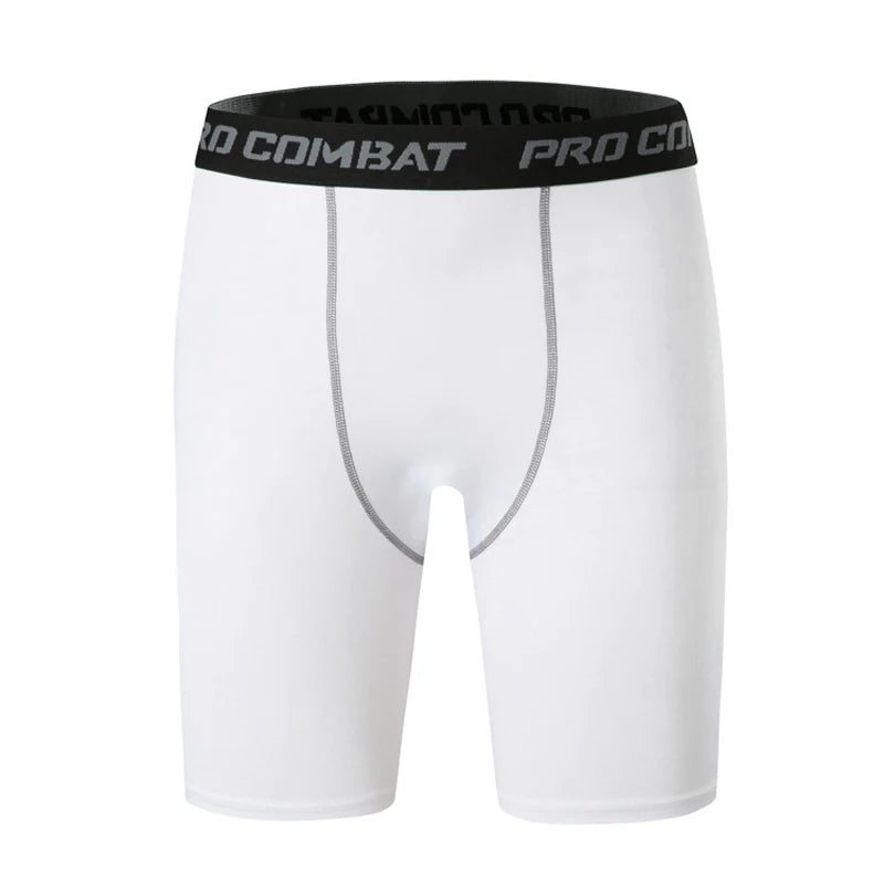 Leggings deportivos para hombre, pantalones cortos, secado rápido, elásticos, para fitness, correr, atletismo, entrenamiento de baloncesto, compresión