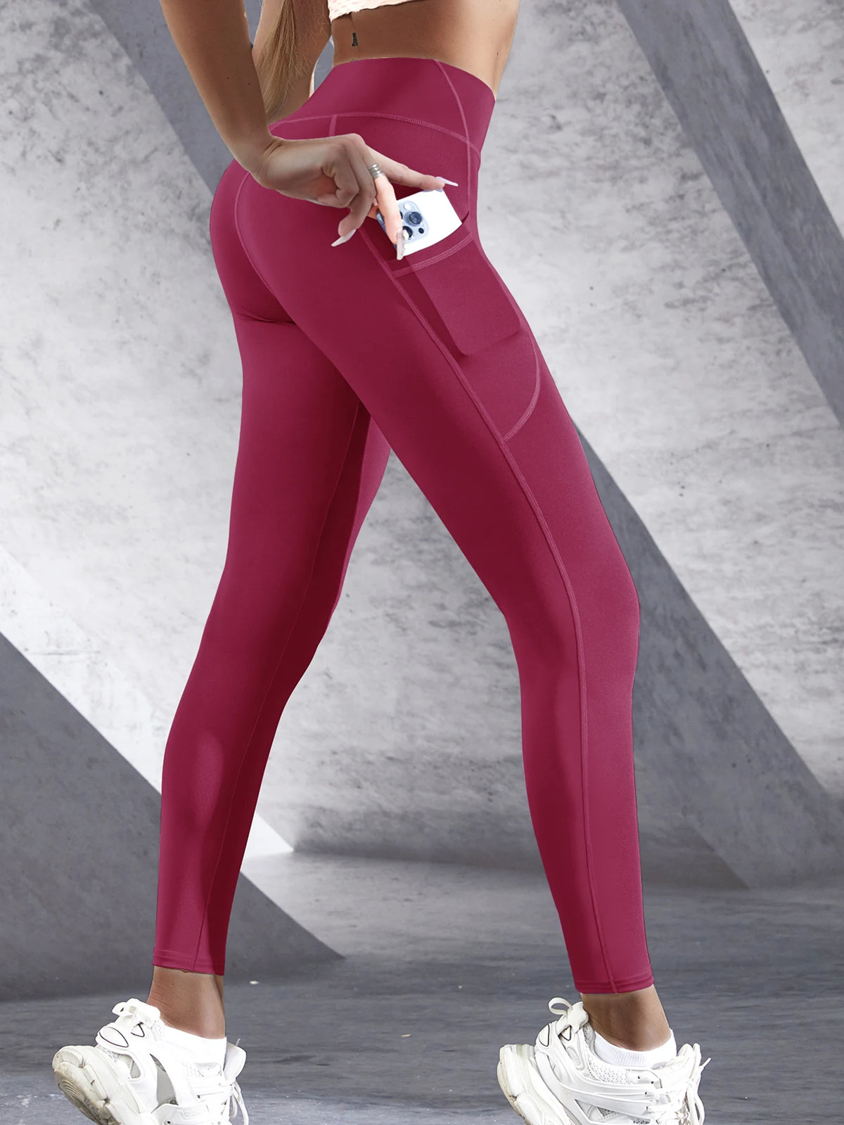 Leggings Deportivos de Cintura Alta | Bolsillos para Yoga y Fitness