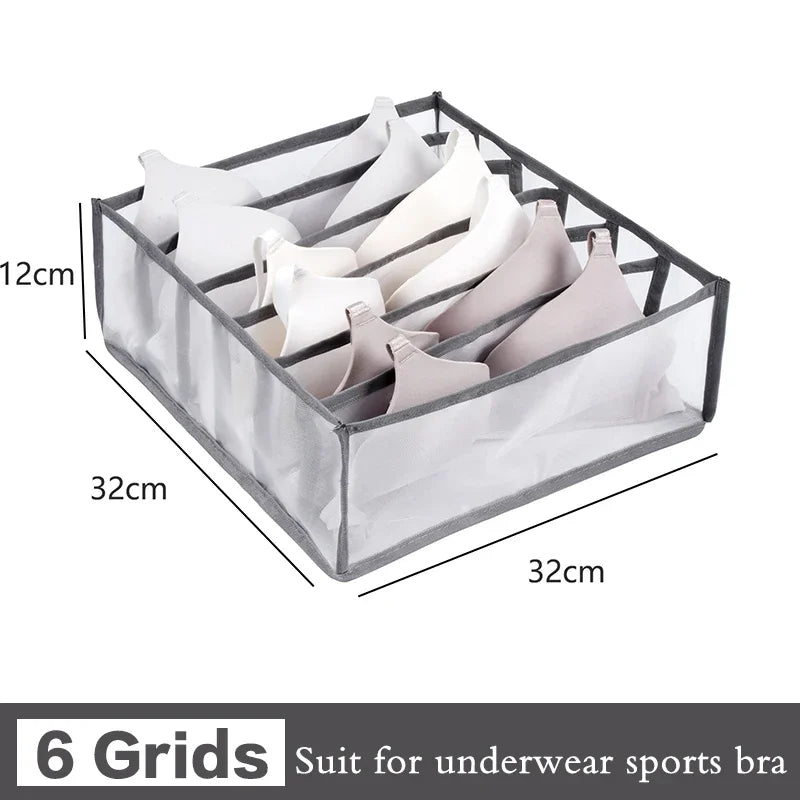 Organizador de ropa interior para sujetador deportivo, caja de almacenamiento para bragas y calcetines, organizador de ropa, armario, cajones, caja separadora