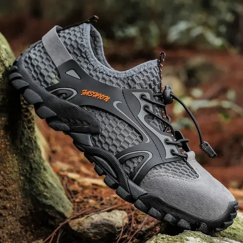 Zapatos resistentes al desgaste para Hombre, zapatillas de senderismo, Jogging, Trekking, rápido, al aire libre, Invierno, antideslizantes