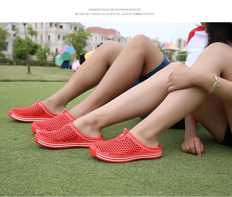 Sandalias cómodas para piscina para hombre, Zapatos de playa al aire libre de verano, zuecos de jardín sin cordones, zapatillas informales para ducha de agua, Zapatos Unisex