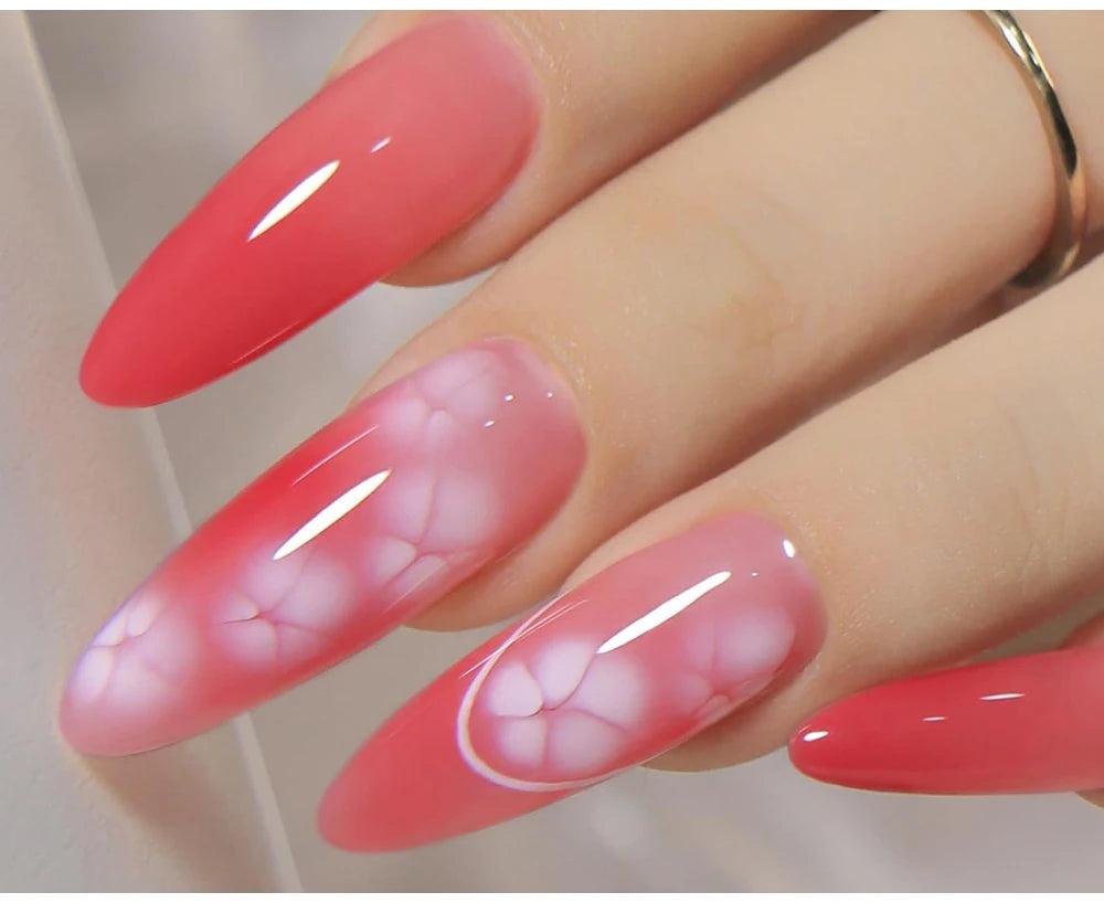 Gel para floración de uñas de 15 ml, gel funcional con efecto de extensión de flores, fácil de aplicar para diseño de uñas, salón en casa, manicura y pedicura