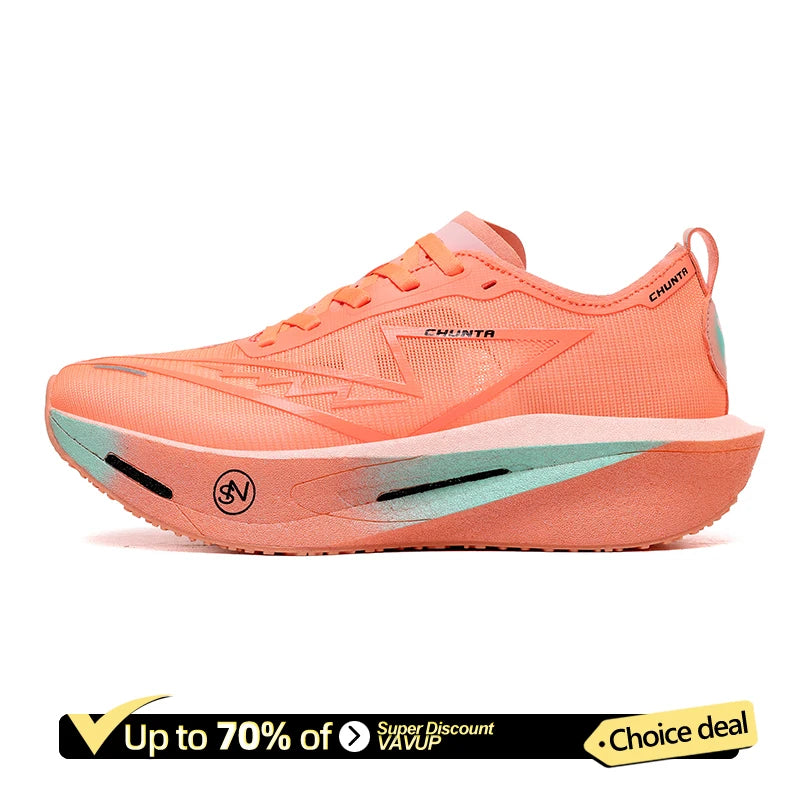 Zapatillas de Running Marathon para Hombre, con Placa de Carbono, Deportivas, Transpirables, Ligeras, Cómodas, Zapatillas Deportivas Chunta para Mujer