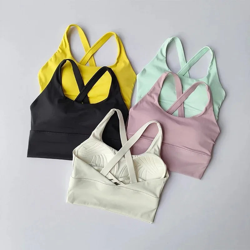 Colección de Sujetadores Deportivos Todo en Uno, Sujetador Deportivo Profesional de Alta Intensidad a Prueba de Impactos, Sujetador para Correr, Yoga y Fitness, Ropa Deportiva de Verano