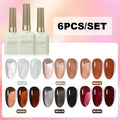 XEIJAYI 6 uds 15Ml juego de esmalte de uñas en gel perfecto para remojar esmalte de uñas en gel o decoración de uñas para el hogar y el salón Diy