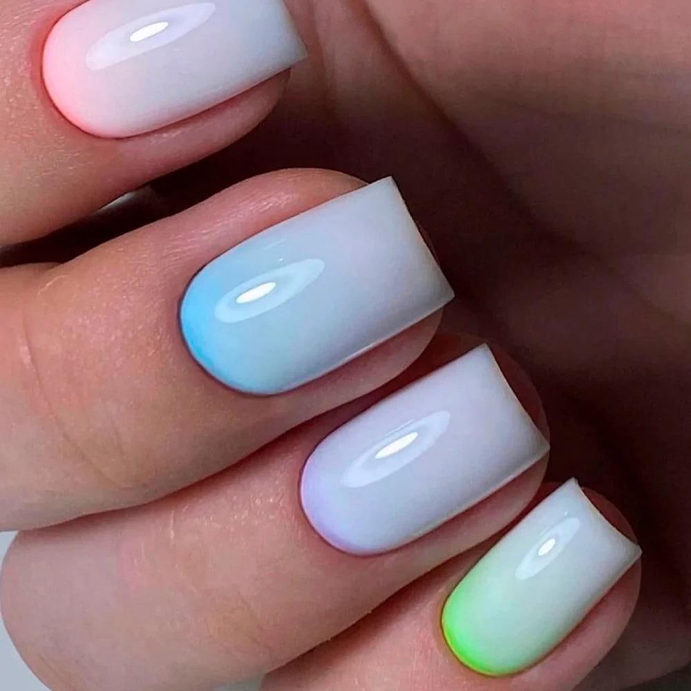 KODIES-Esmalte de uñas en GEL blanco lechoso para manicura, sellador de acabado semipermanente, pintura de Esmalte UV, 15ML