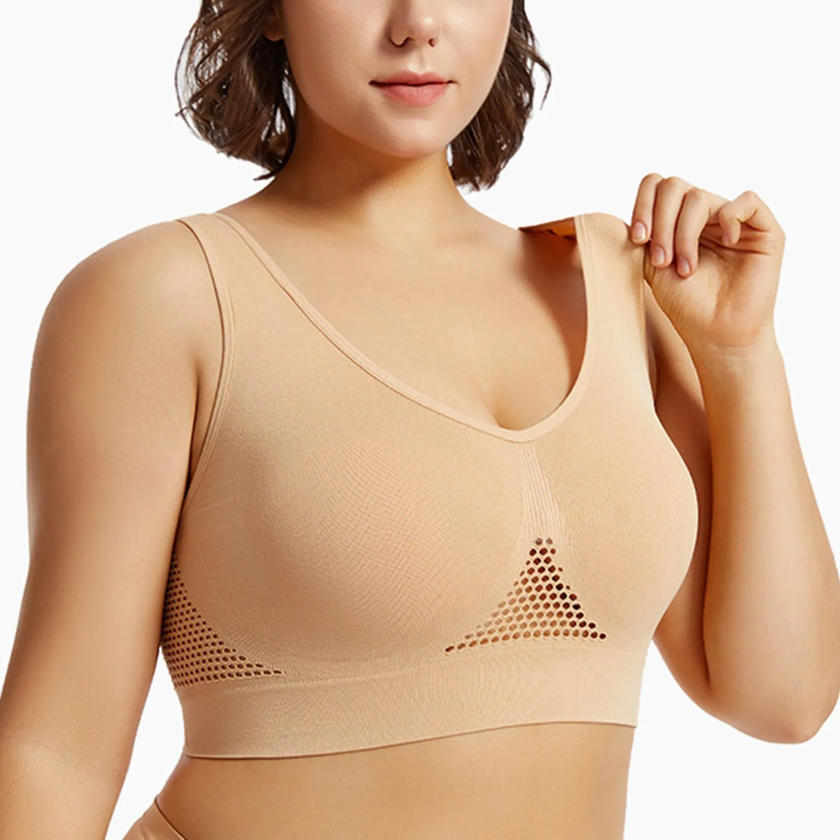 Parte de atrás bonita, Sujetador deportivo a prueba de golpes para correr, Fitness, colección superior antiflacidez, soporte suave, chaleco de Yoga de alta resistencia para mujer