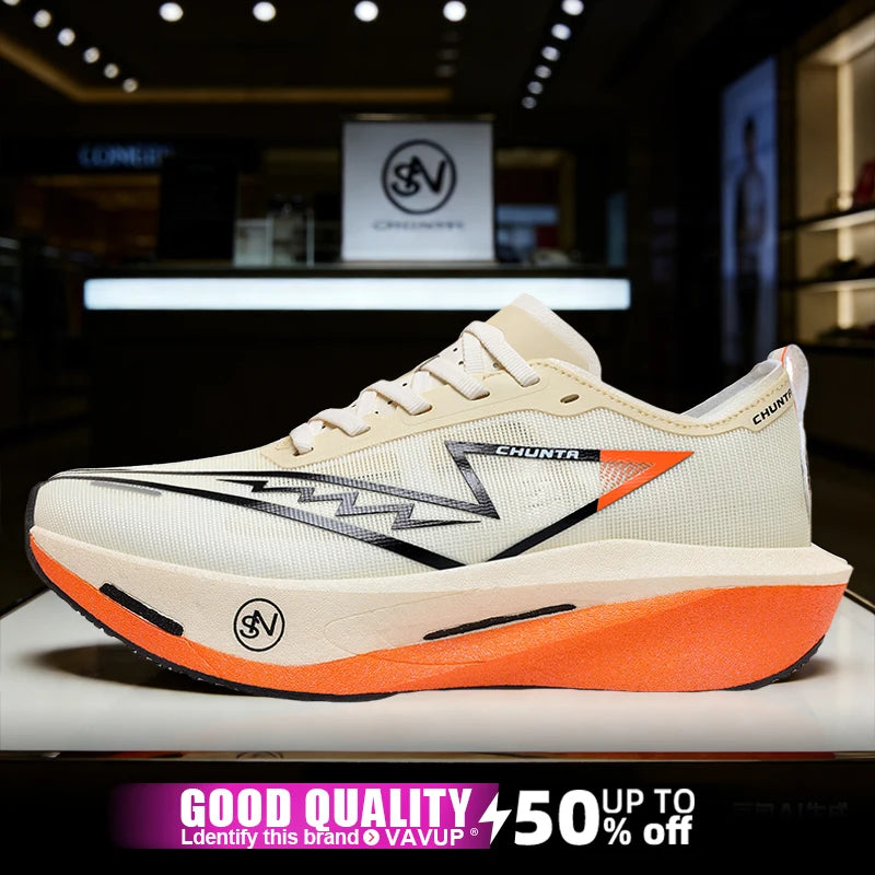 Zapatillas de Running Marathon para Hombre, con Placa de Carbono, Deportivas, Transpirables, Ligeras, Cómodas, Zapatillas Deportivas Chunta para Mujer