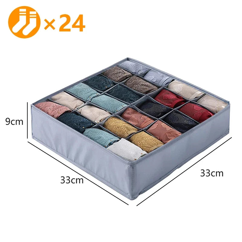 Organizador de ropa interior para sujetador deportivo, caja de almacenamiento para bragas y calcetines, organizador de ropa, armario, cajones, caja separadora