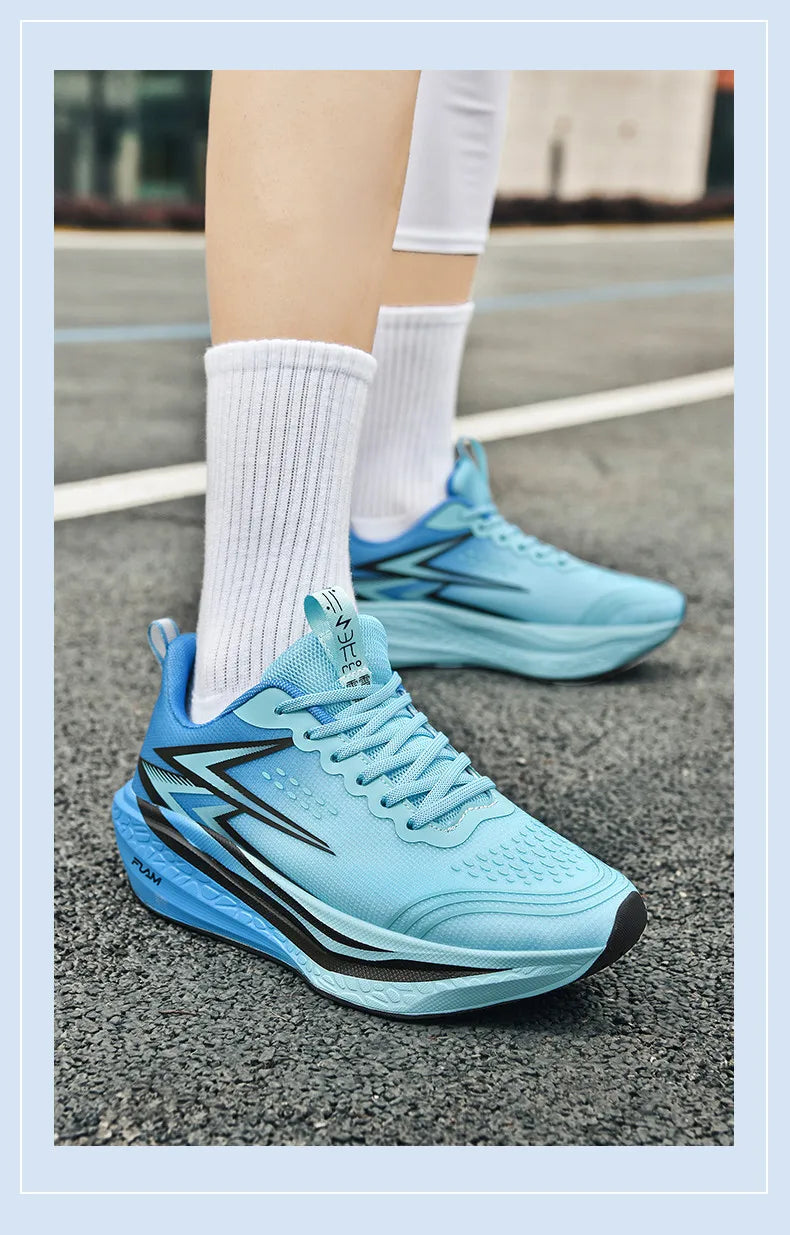 Zapatillas de Running con Placa de Carbono | Ligeras y Transpirables