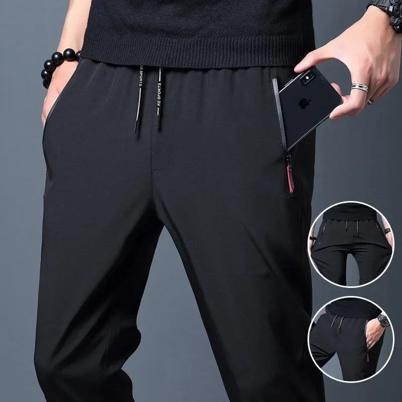 Pantalón Casual Ajustado – Cintura Elástica Hombre
