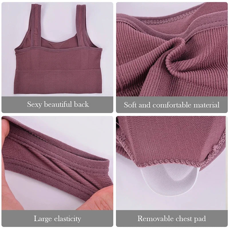 Top Deportivo Sin Costuras para Mujer – Yoga & Fitness
