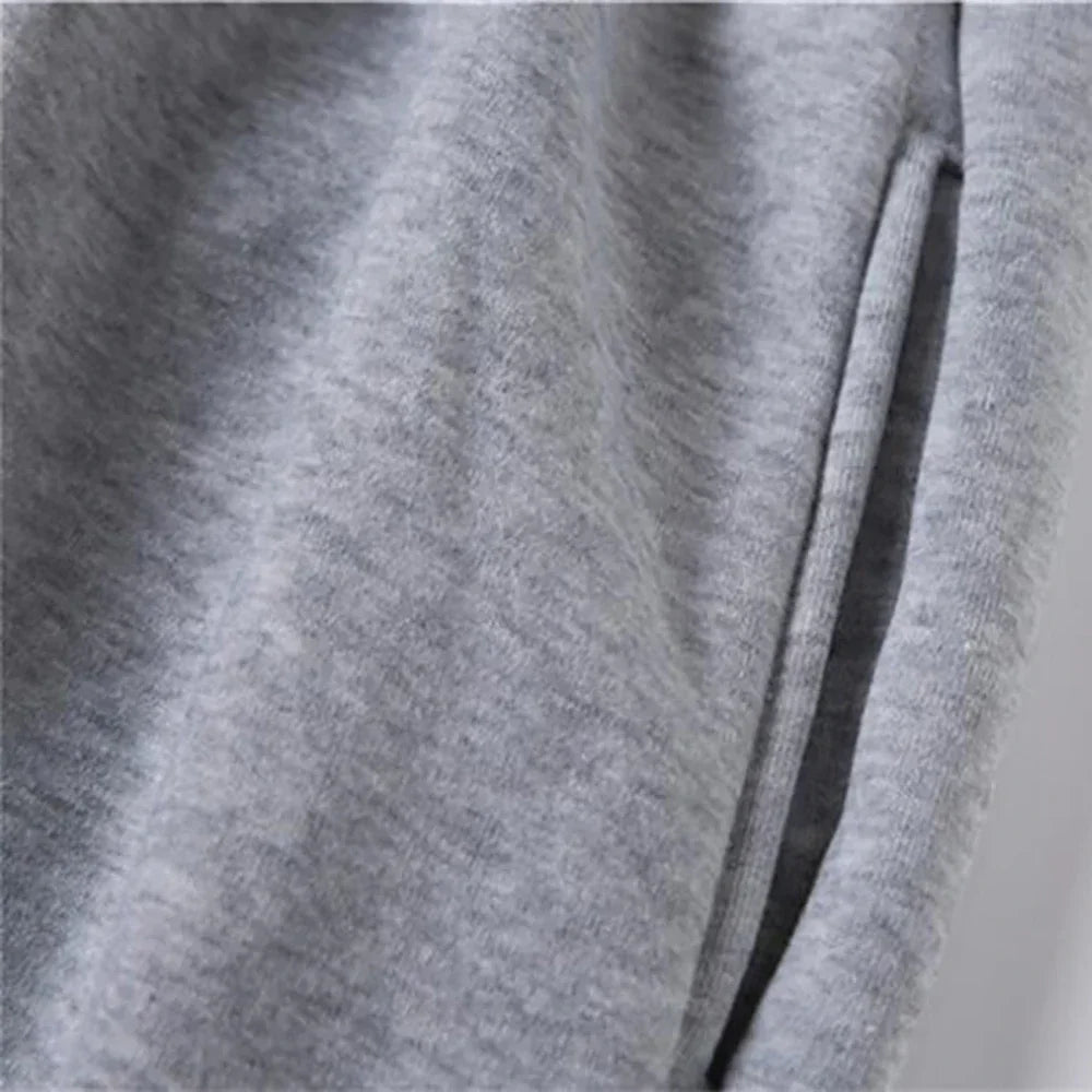 Pantalones de chándal para correr para hombre, ropa deportiva transpirable, informal, de algodón, para Otoño e Invierno