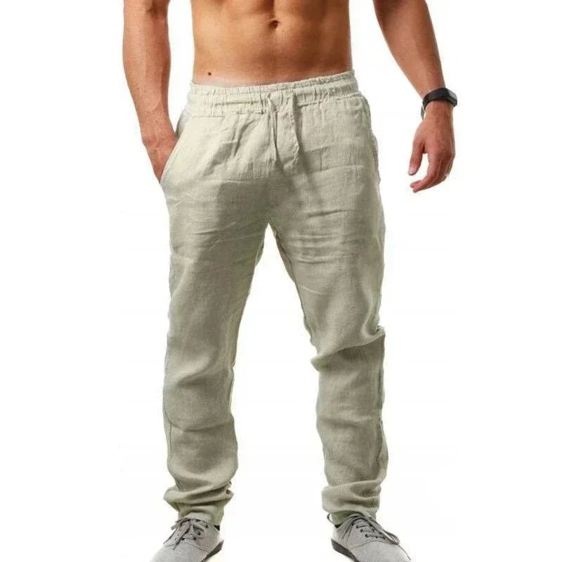 Pantalón Holgado Lino & Algodón – Deportivo Urbano
