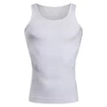 Camiseta de Compresión para Hombre, Chaleco Moldeador de Cuerpo sin Costuras, Camiseta Reductora, Faja Reductora de Cintura, Camiseta Interior Moldeadora, Camiseta para Pérdida de Peso