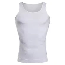 Camiseta de Compresión para Hombre, Chaleco Moldeador de Cuerpo sin Costuras, Camiseta Reductora, Faja Reductora de Cintura, Camiseta Interior Moldeadora, Camiseta para Pérdida de Peso