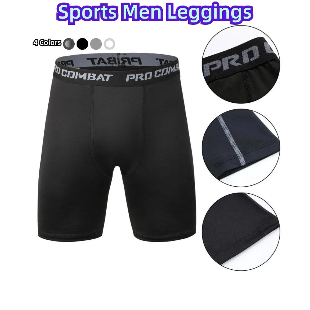 Mallas para hombre, pantalones de compresión, mallas deportivas, pantalones cortos de baloncesto, pantalones cortos de secado rápido para correr, entrenamiento, pantalones elásticos para Fitness