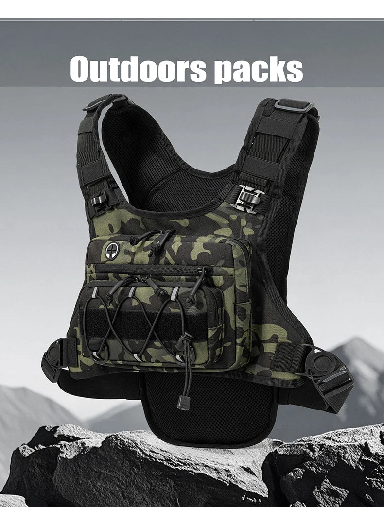 Chaleco de Hidratación para Correr, Ciclismo, Senderismo, Carreras de Bicicleta, Maratón, Bolsa Deportiva Táctica para Hombres y Mujeres, Mochila de Camping