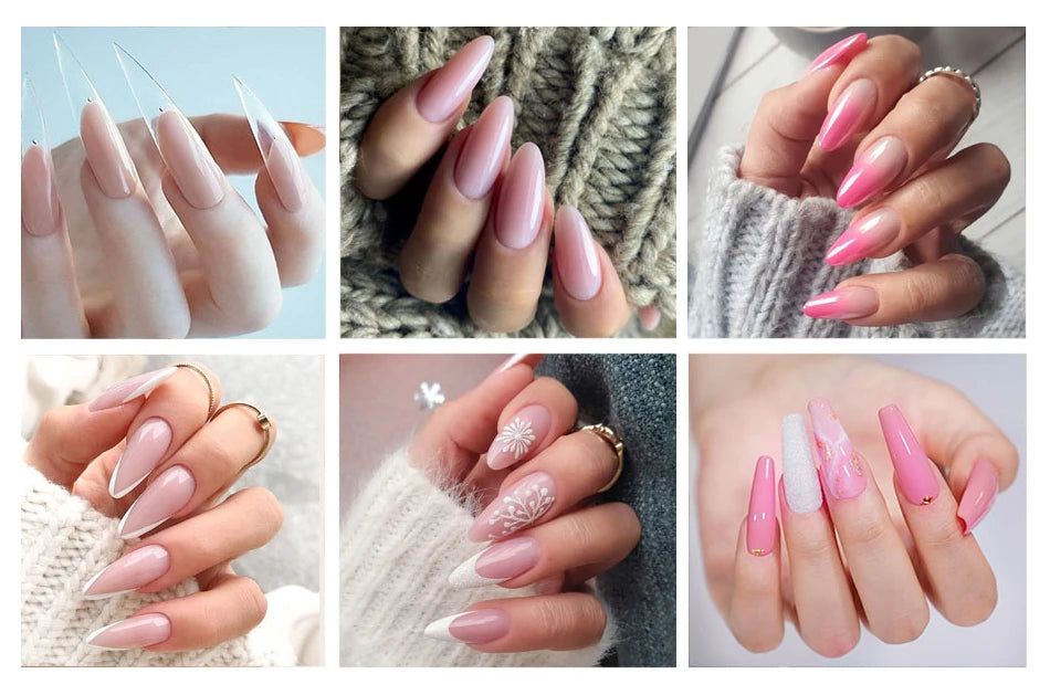 Gel duro de 30ML para extensión de uñas, Gel constructor blanco lechoso, refuerzo autonivelante, Gel para uñas, manicura de camuflaje