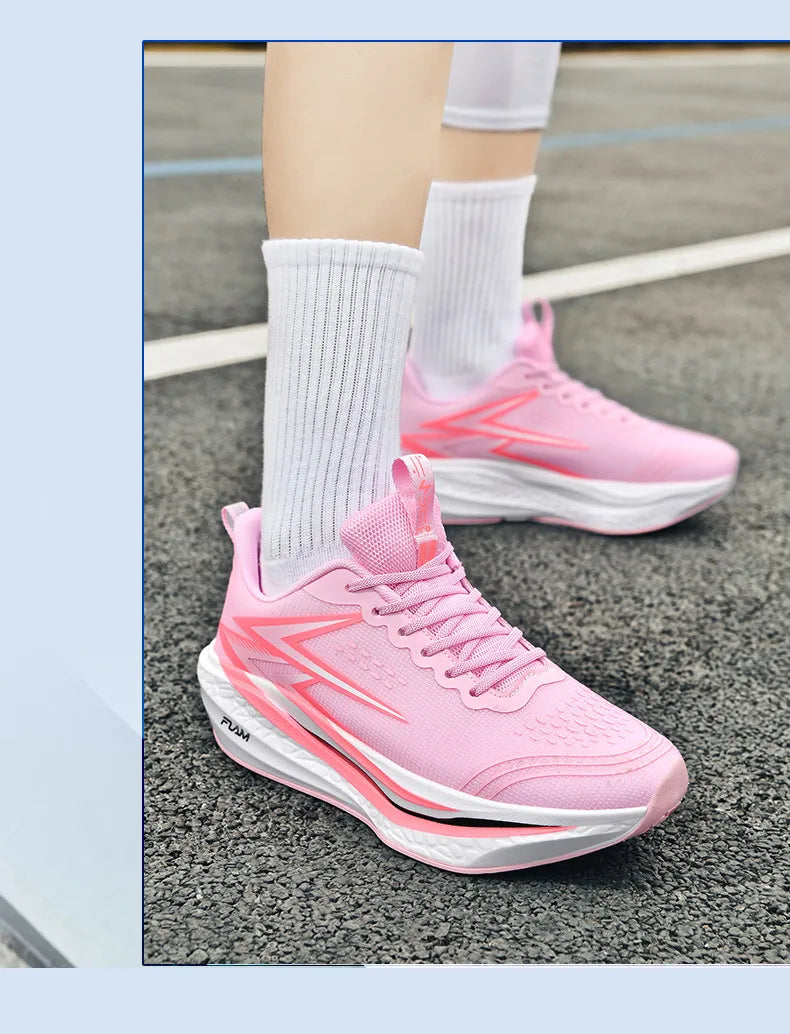 Zapatillas de Running con Placa de Carbono | Ligeras y Transpirables